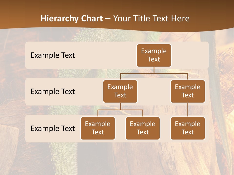 Portrait Reptile Looking PowerPoint Template