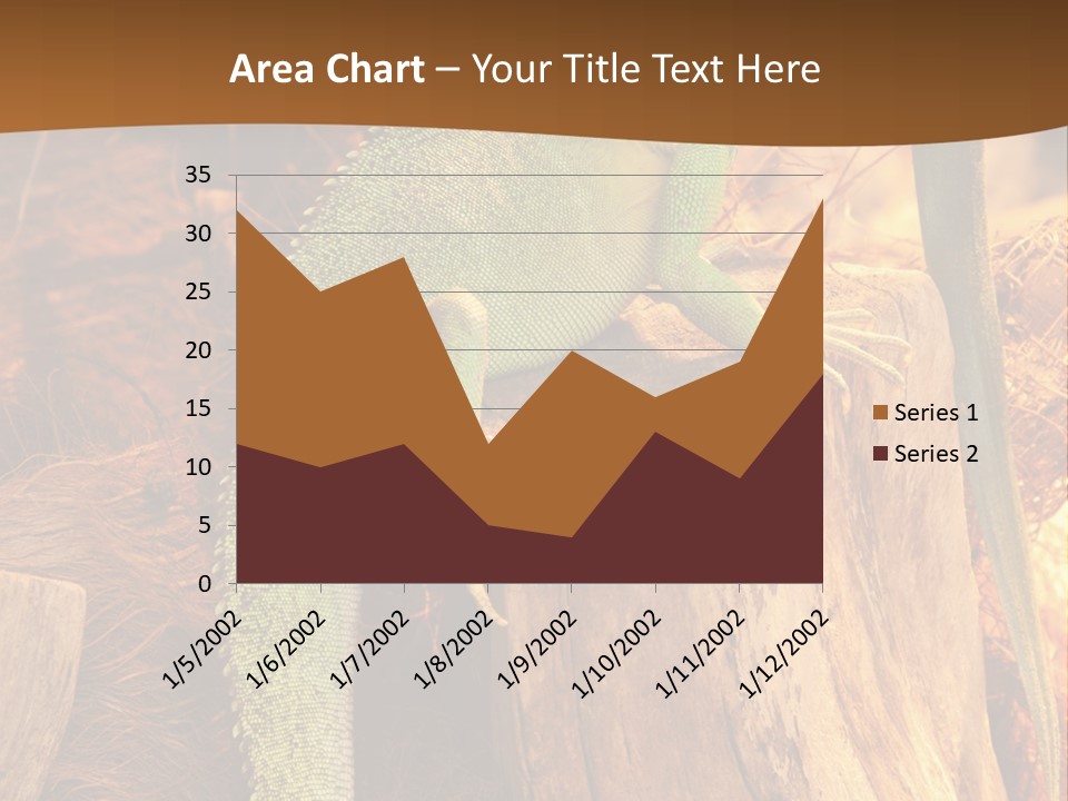 Portrait Reptile Looking PowerPoint Template