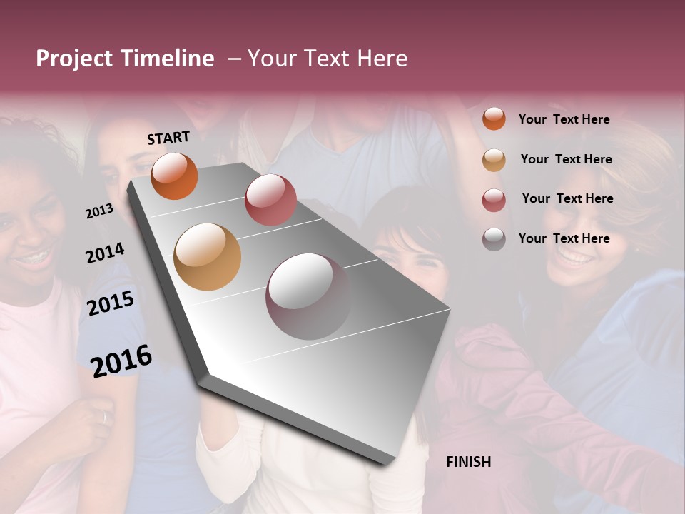 Anniversary Girl Natural PowerPoint Template