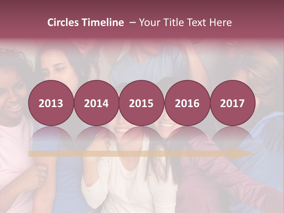 Anniversary Girl Natural PowerPoint Template