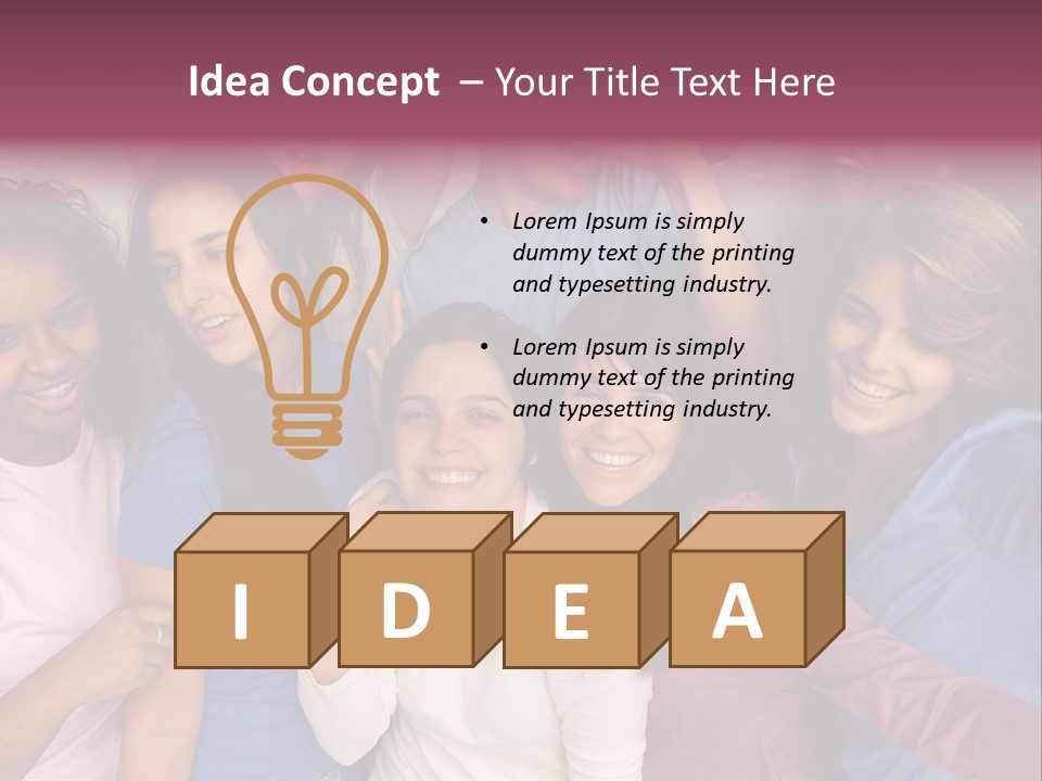 Anniversary Girl Natural PowerPoint Template