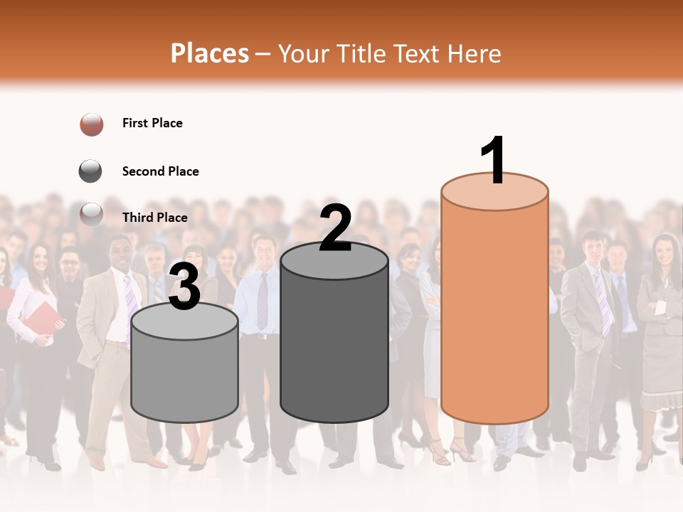 Chief Businessmen Group PowerPoint Template