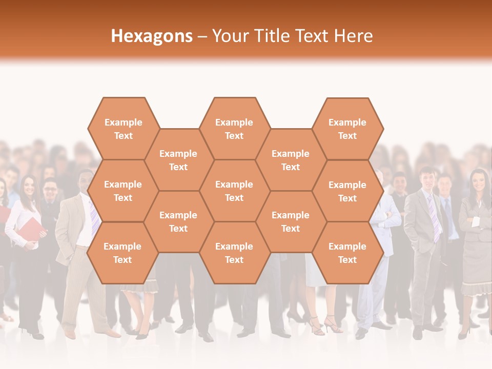 Chief Businessmen Group PowerPoint Template