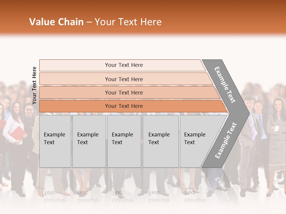Chief Businessmen Group PowerPoint Template