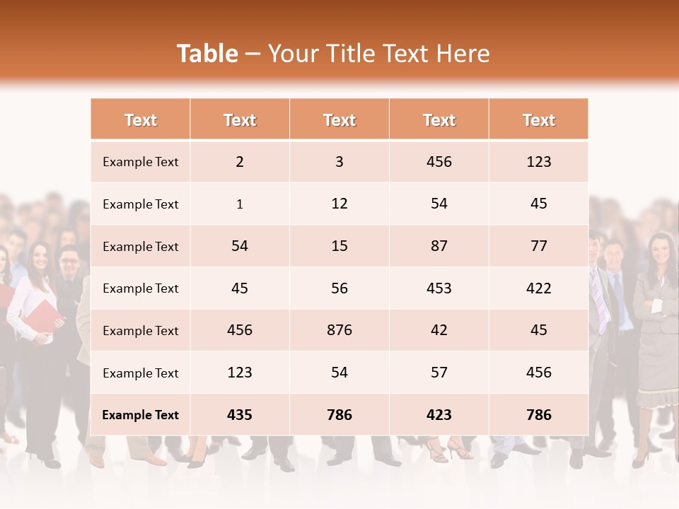 Chief Businessmen Group PowerPoint Template