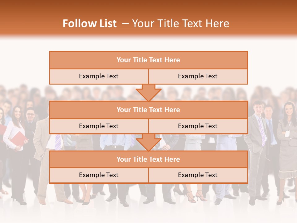 Chief Businessmen Group PowerPoint Template
