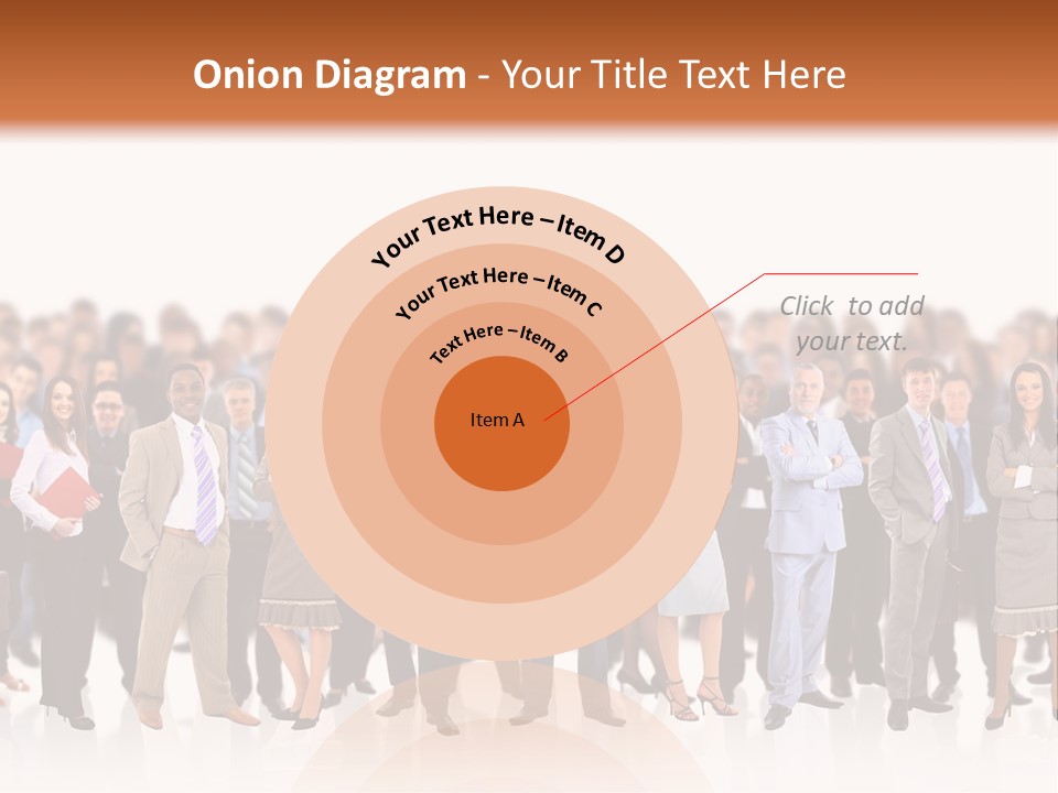 Chief Businessmen Group PowerPoint Template