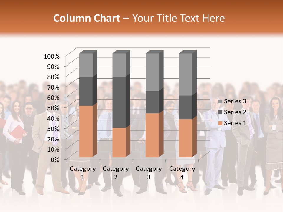 Chief Businessmen Group PowerPoint Template