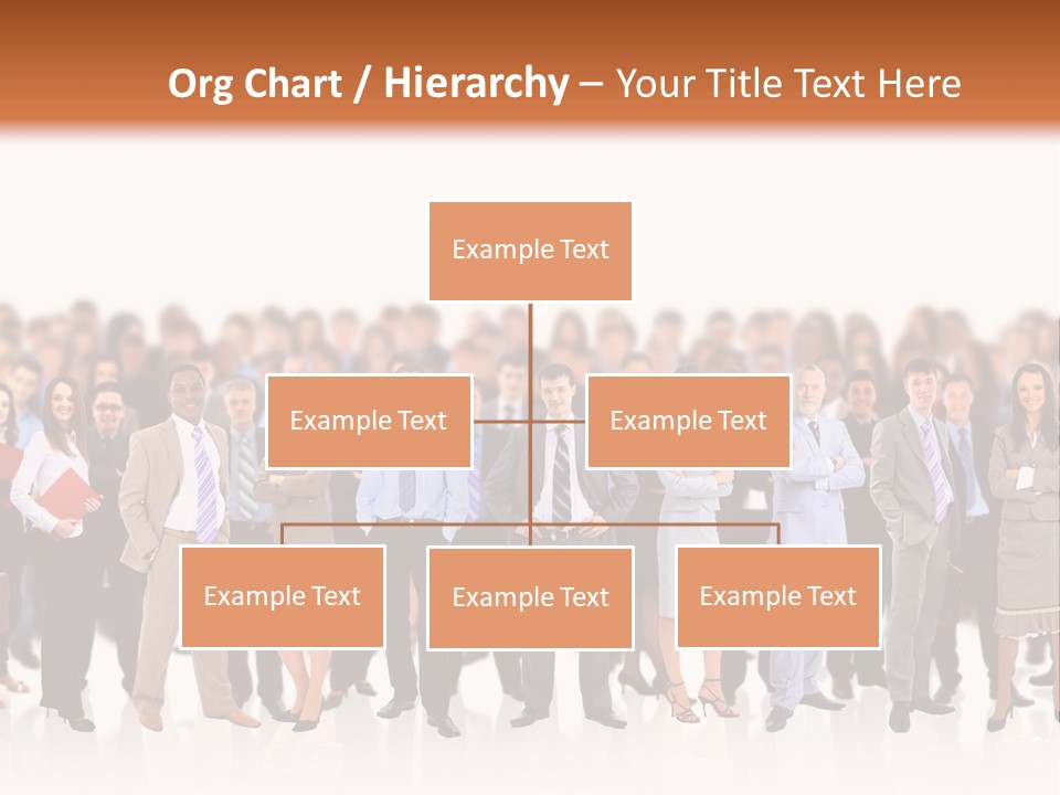 Chief Businessmen Group PowerPoint Template