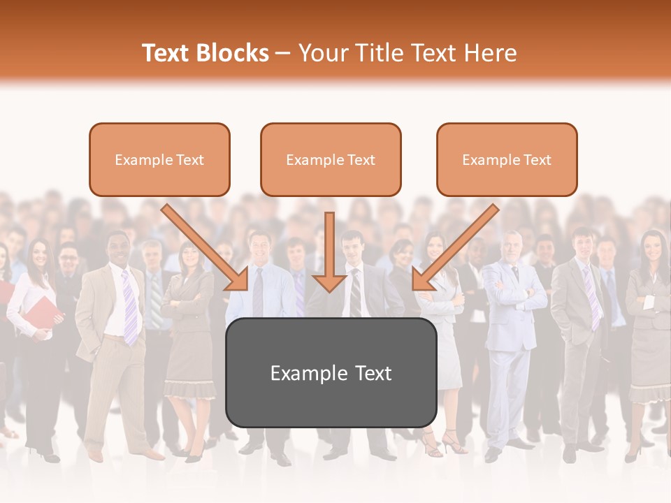 Chief Businessmen Group PowerPoint Template