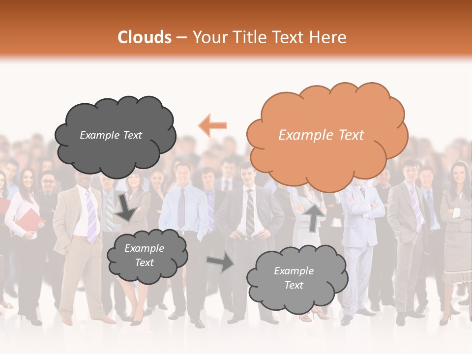 Chief Businessmen Group PowerPoint Template