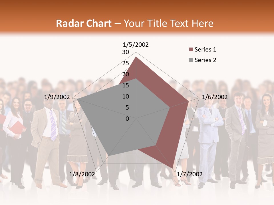 Chief Businessmen Group PowerPoint Template