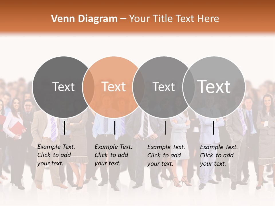 Chief Businessmen Group PowerPoint Template