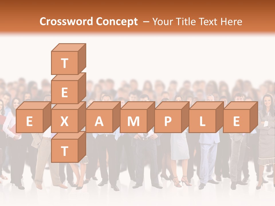 Chief Businessmen Group PowerPoint Template