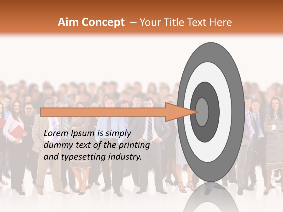 Chief Businessmen Group PowerPoint Template