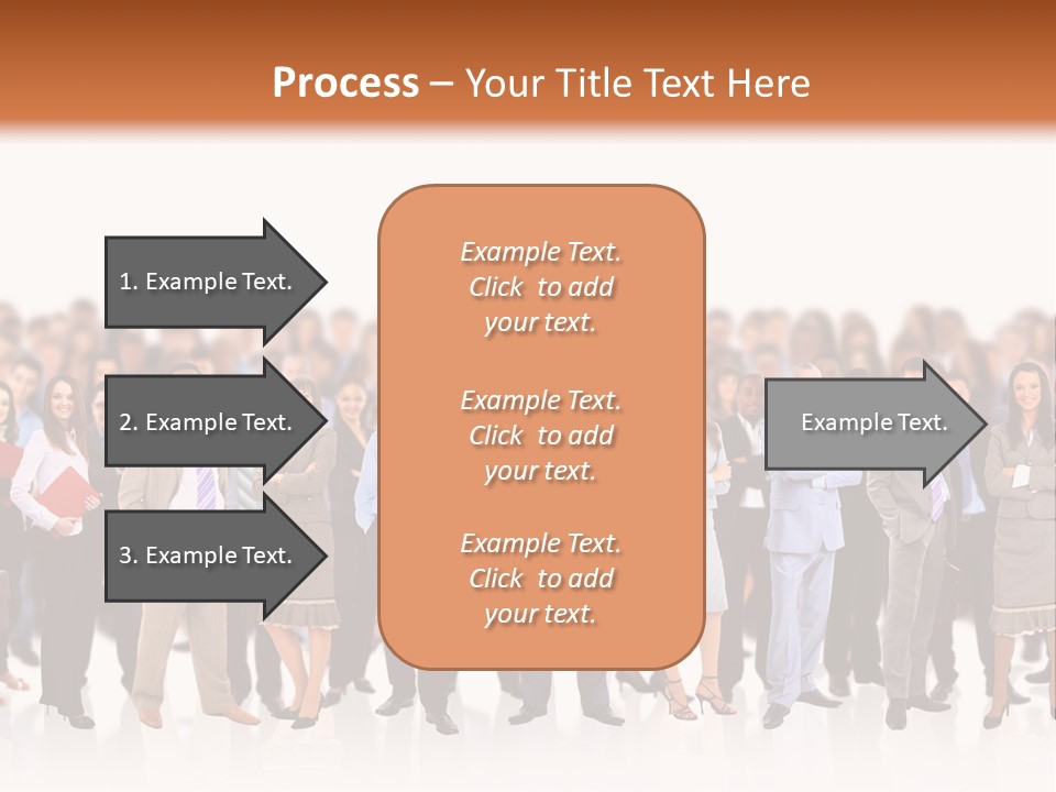 Chief Businessmen Group PowerPoint Template
