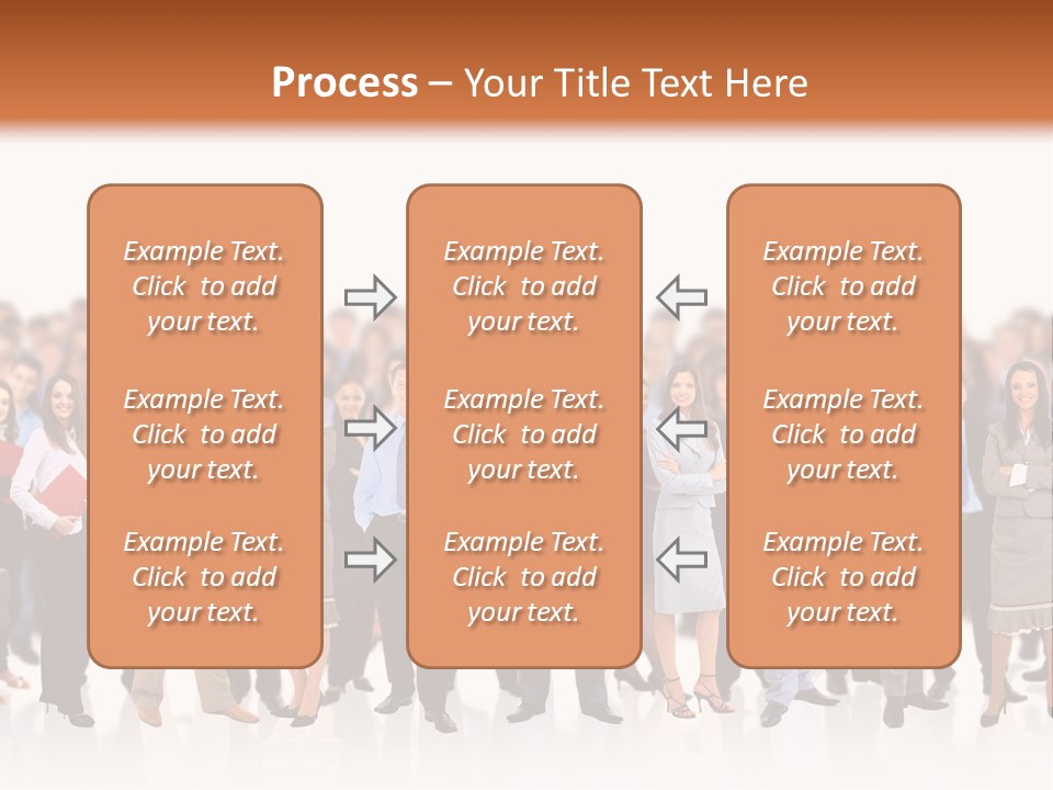 Chief Businessmen Group PowerPoint Template