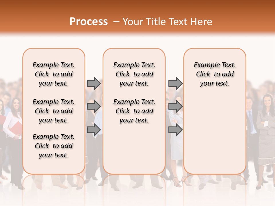 Chief Businessmen Group PowerPoint Template