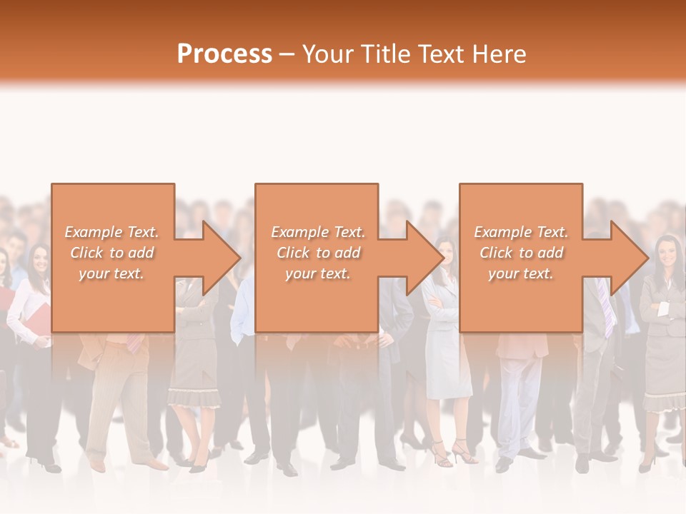 Chief Businessmen Group PowerPoint Template