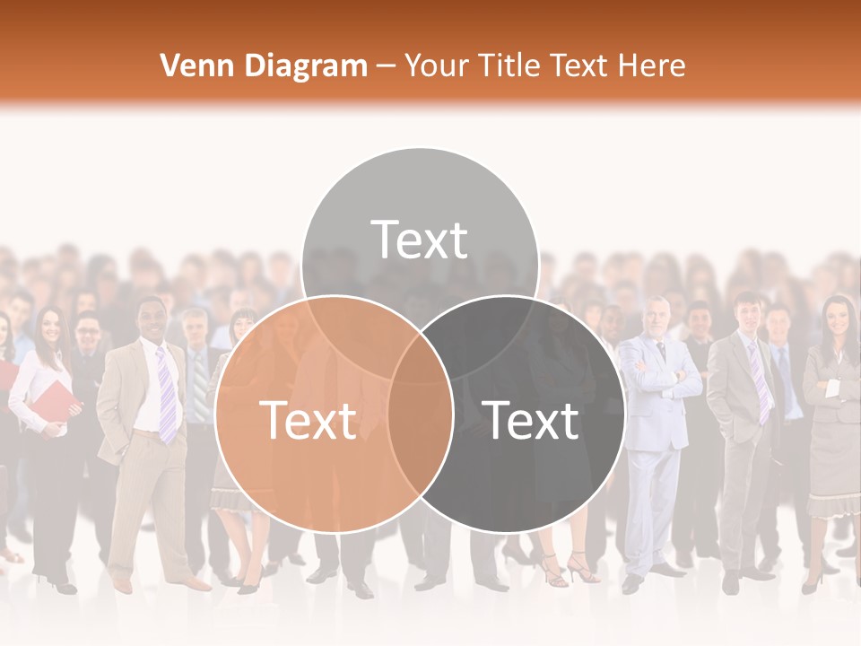 Chief Businessmen Group PowerPoint Template