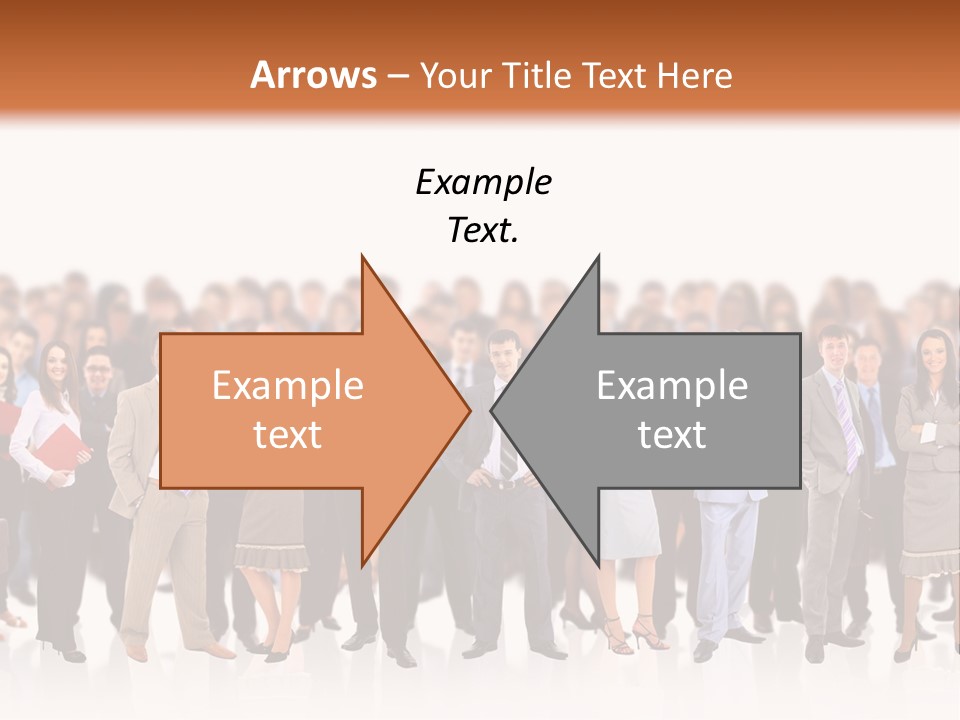 Chief Businessmen Group PowerPoint Template