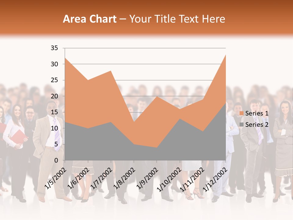 Chief Businessmen Group PowerPoint Template