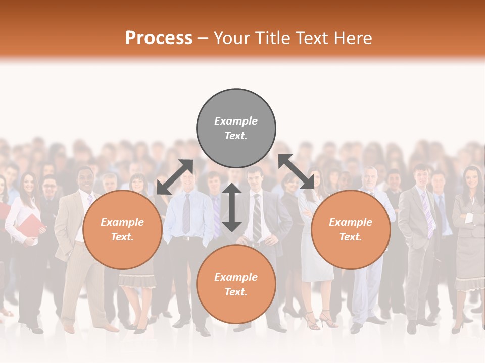 Chief Businessmen Group PowerPoint Template
