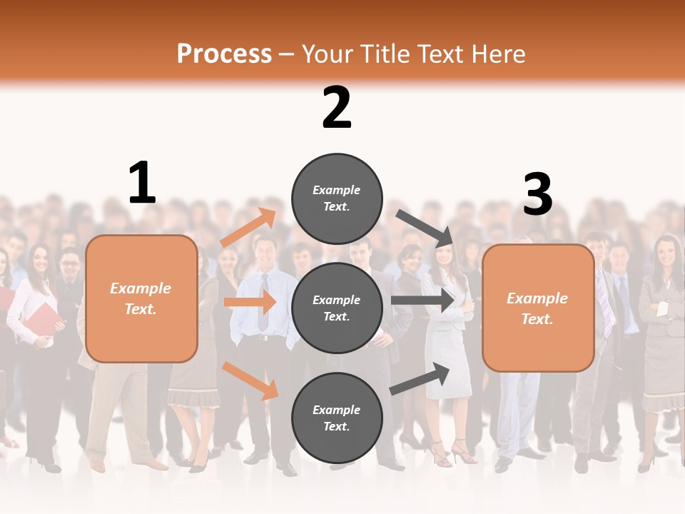 Chief Businessmen Group PowerPoint Template
