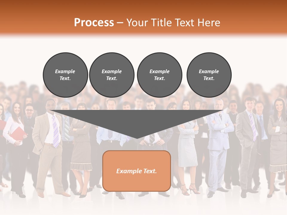 Chief Businessmen Group PowerPoint Template