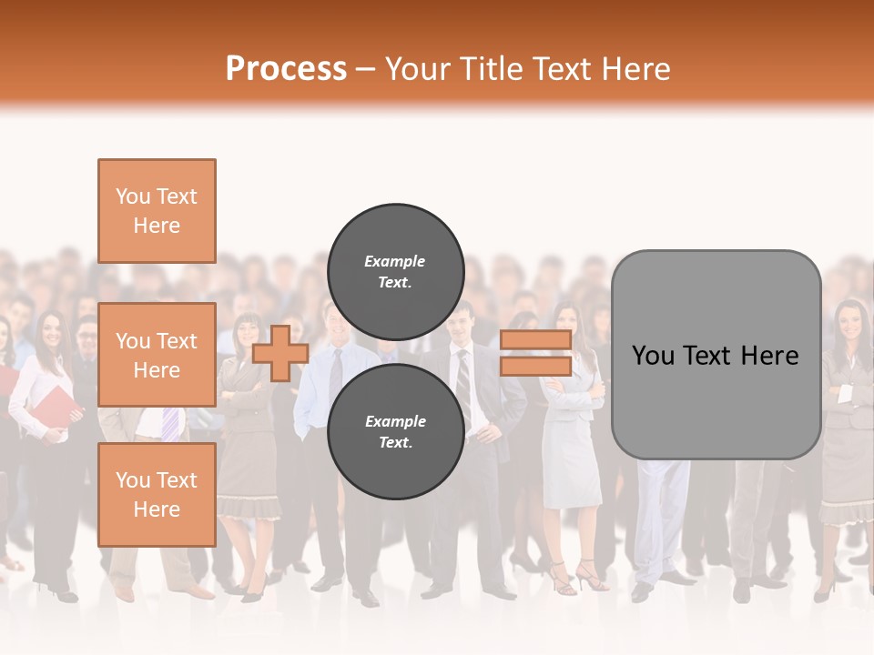 Chief Businessmen Group PowerPoint Template