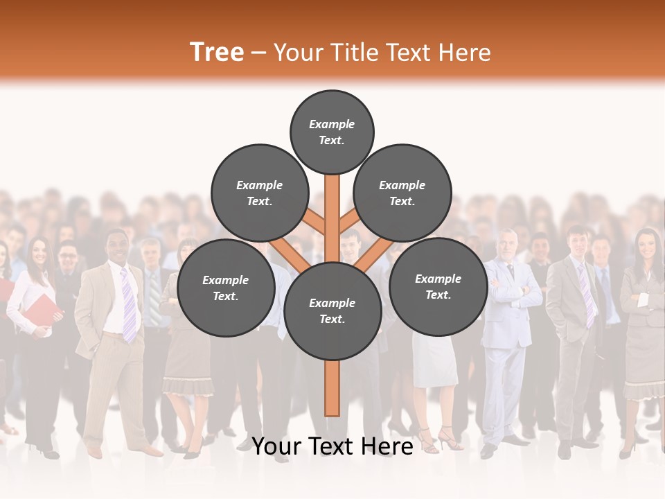 Chief Businessmen Group PowerPoint Template