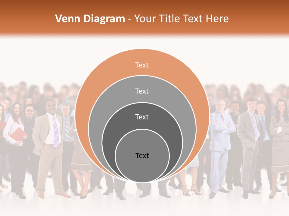 Chief Businessmen Group PowerPoint Template