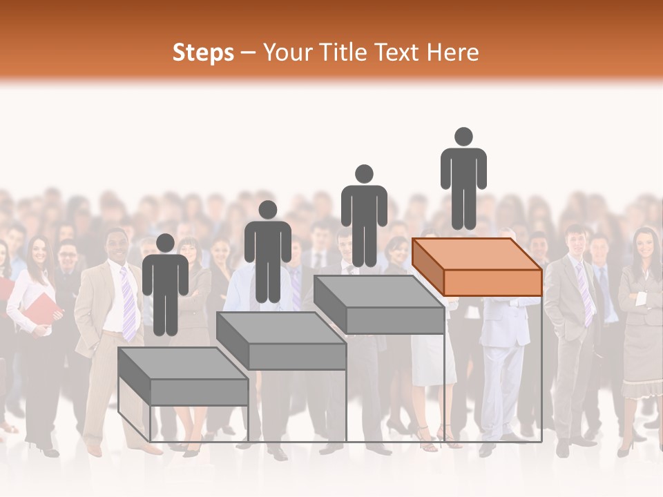 Chief Businessmen Group PowerPoint Template