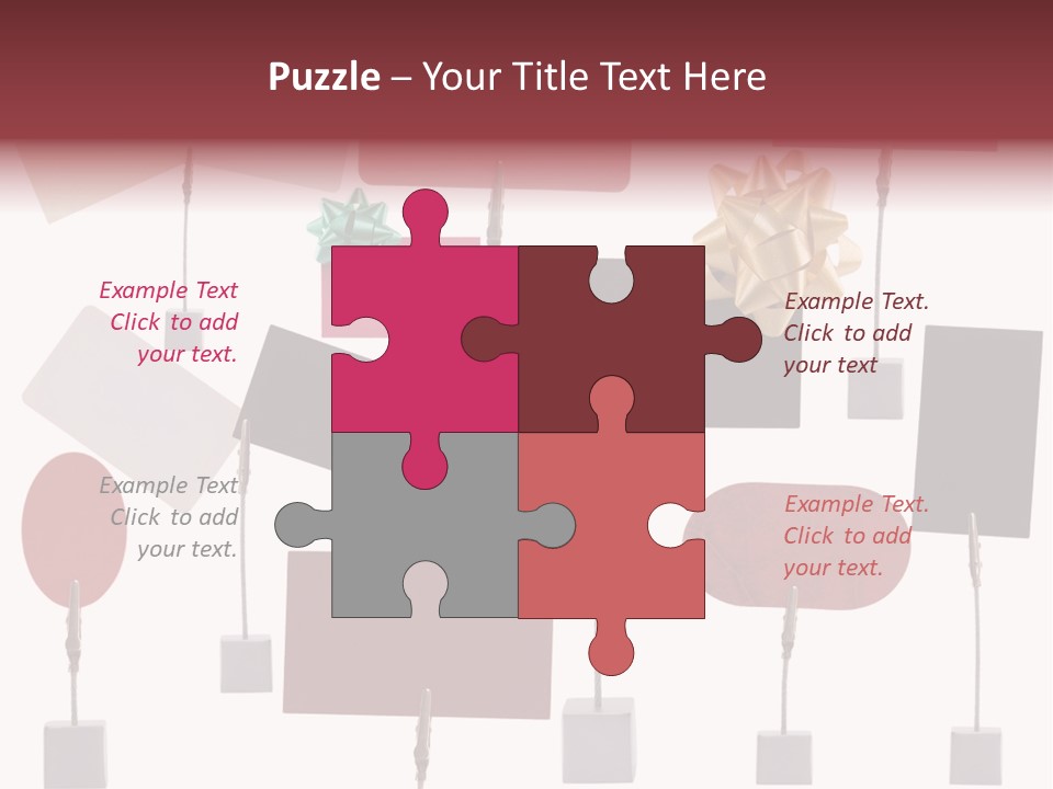 Banner Sign Card PowerPoint Template