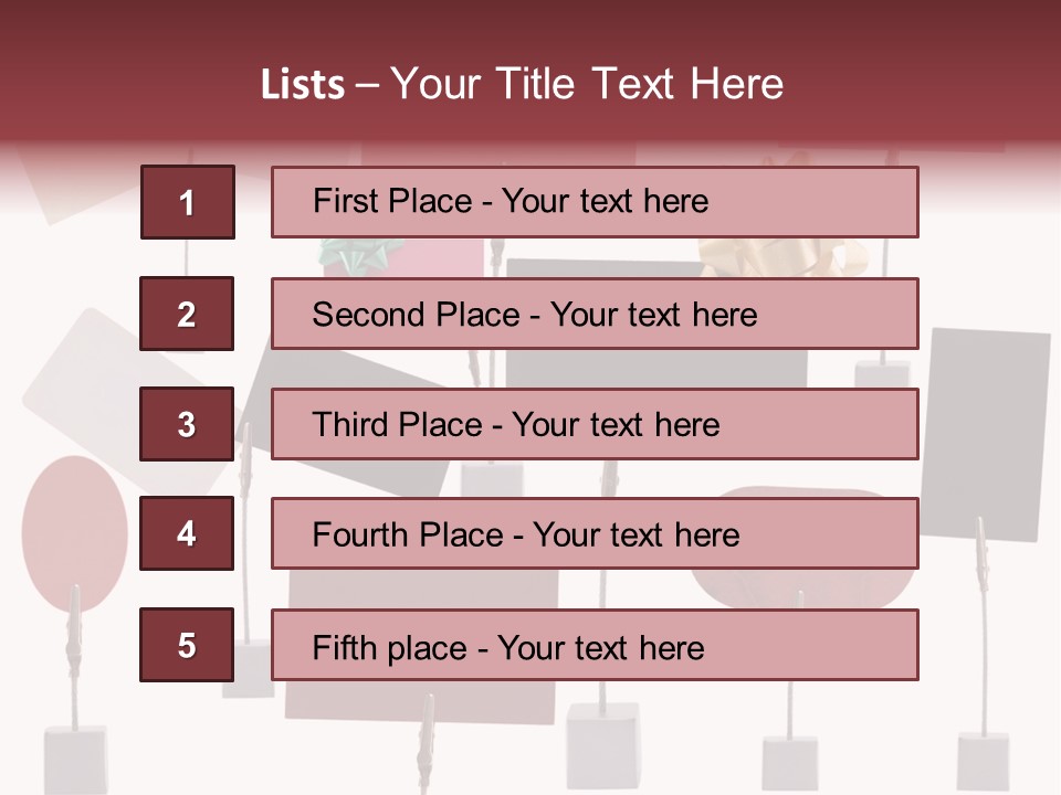 Banner Sign Card PowerPoint Template