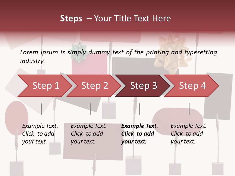 Banner Sign Card PowerPoint Template