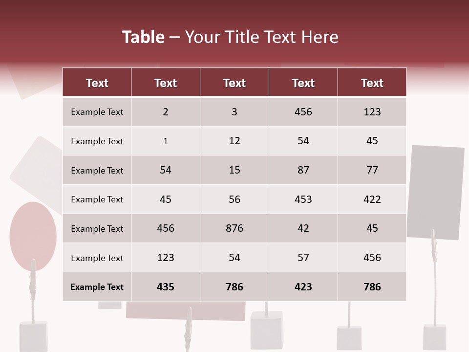 Banner Sign Card PowerPoint Template