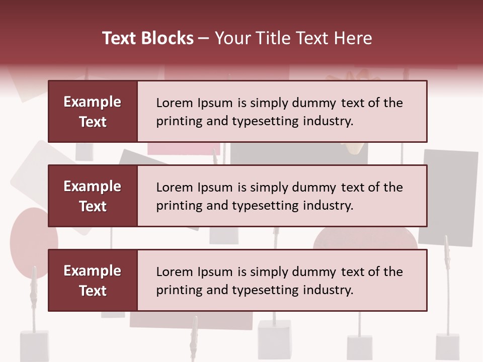 Banner Sign Card PowerPoint Template