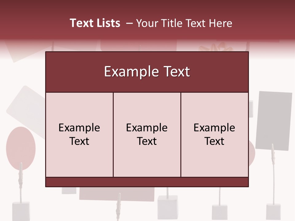 Banner Sign Card PowerPoint Template