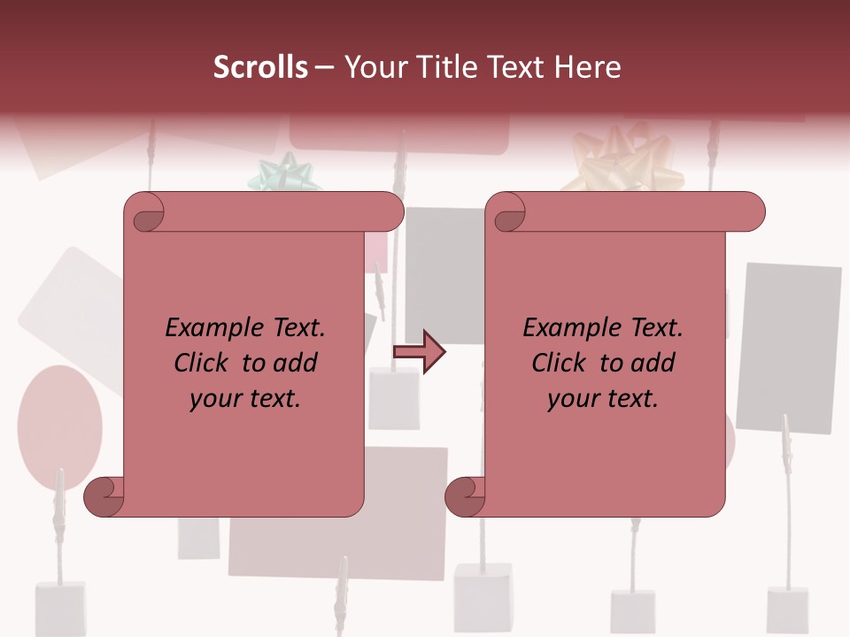 Banner Sign Card PowerPoint Template