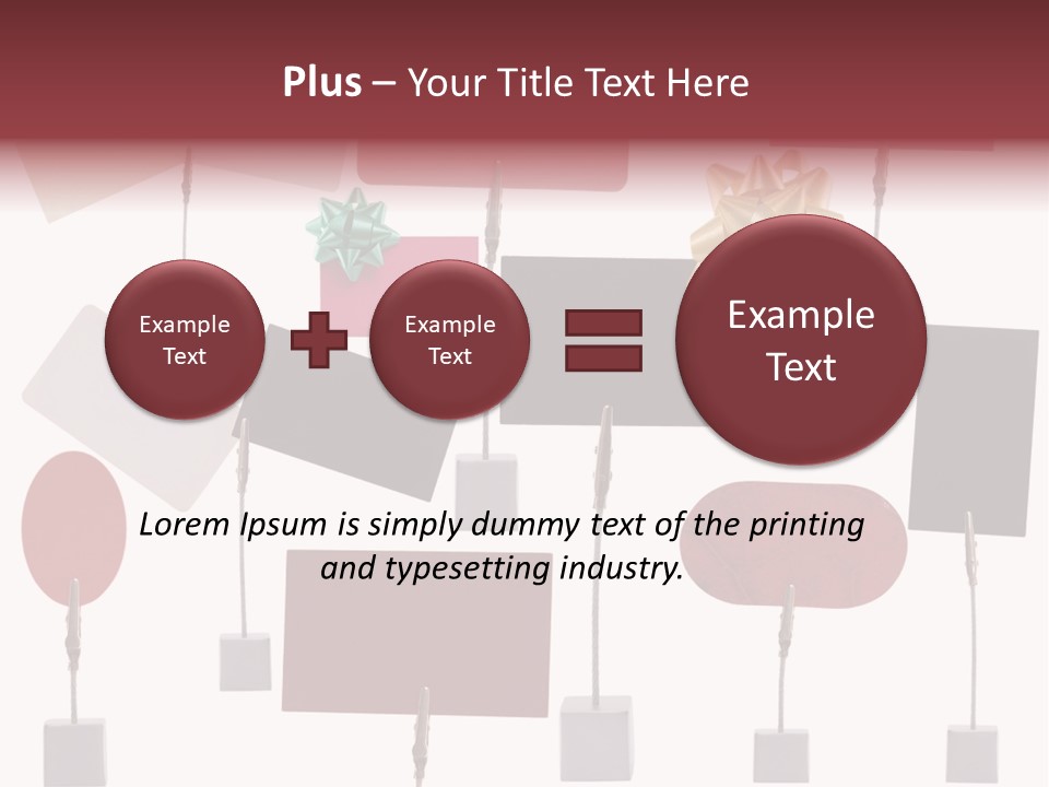 Banner Sign Card PowerPoint Template