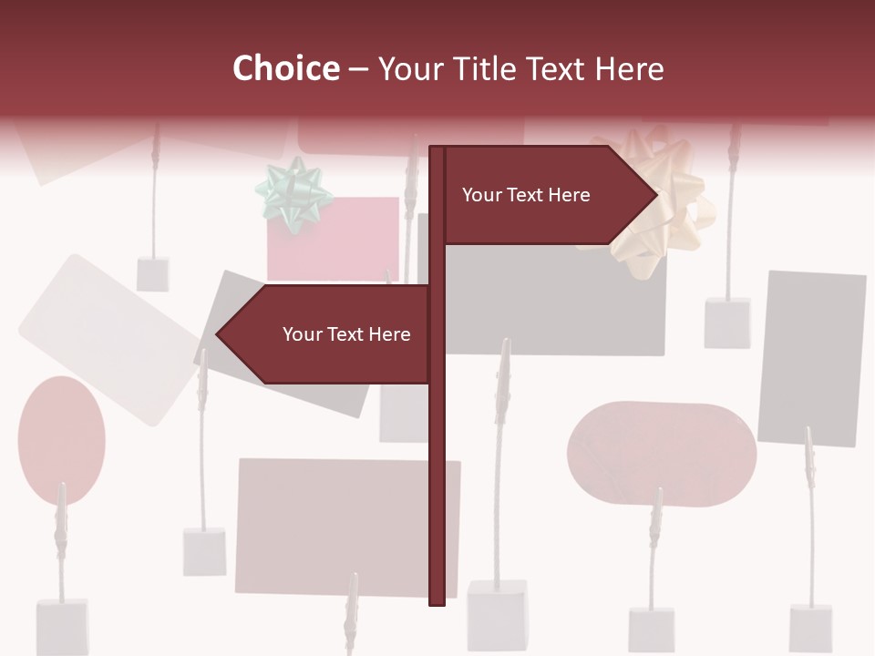 Banner Sign Card PowerPoint Template