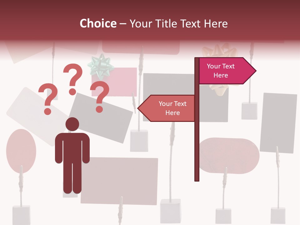 Banner Sign Card PowerPoint Template