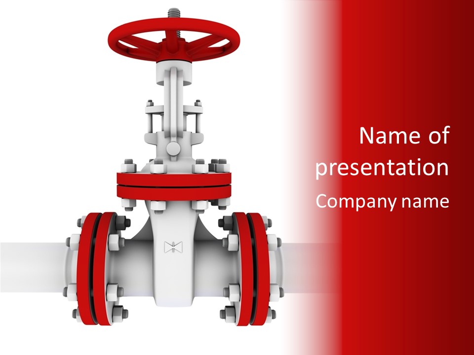 Detail Background Valve PowerPoint Template