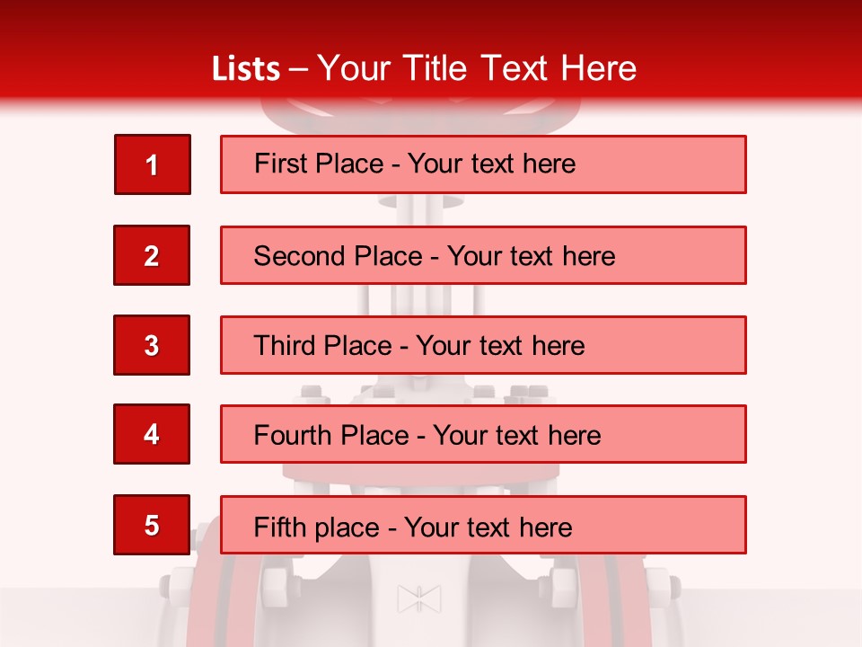 Detail Background Valve PowerPoint Template