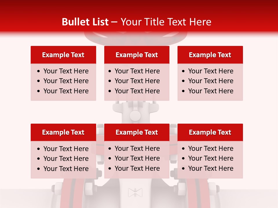 Detail Background Valve PowerPoint Template