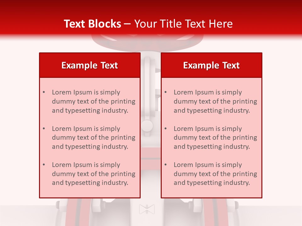 Detail Background Valve PowerPoint Template