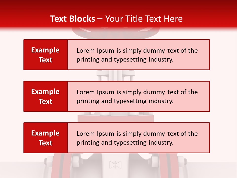 Detail Background Valve PowerPoint Template