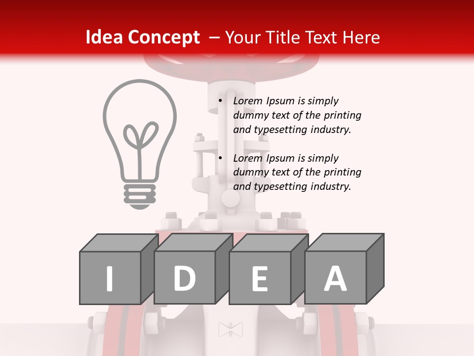 Detail Background Valve PowerPoint Template