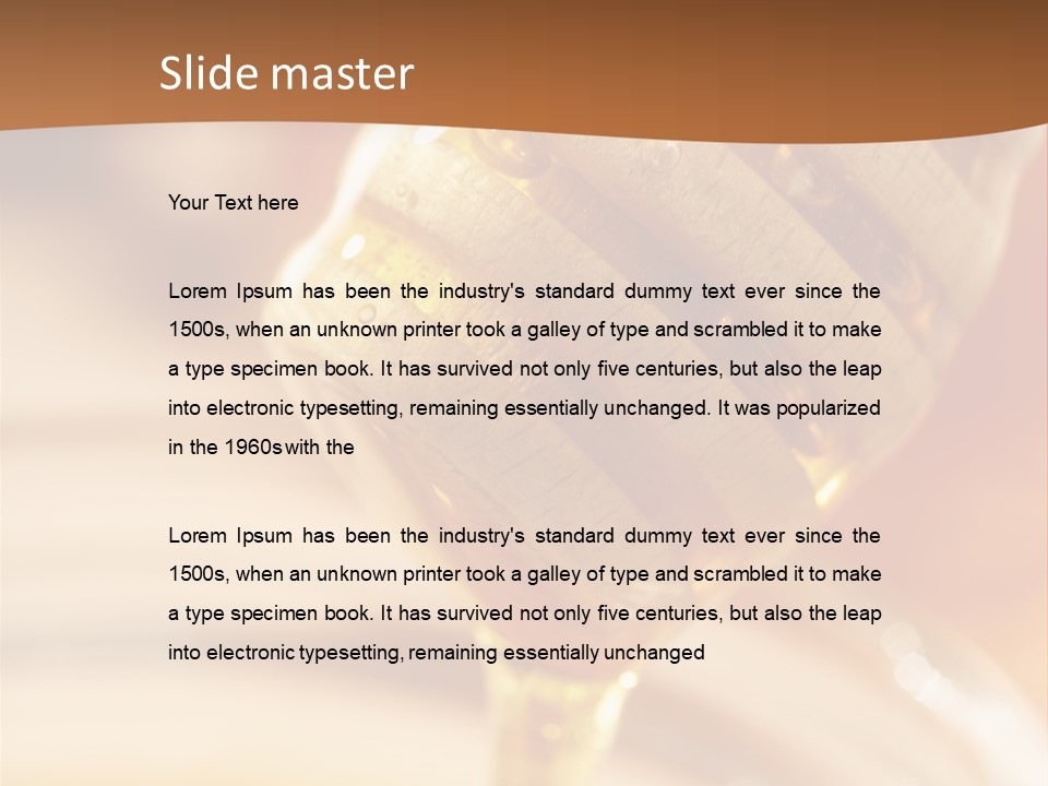 Wood Vitamin Pot PowerPoint Template